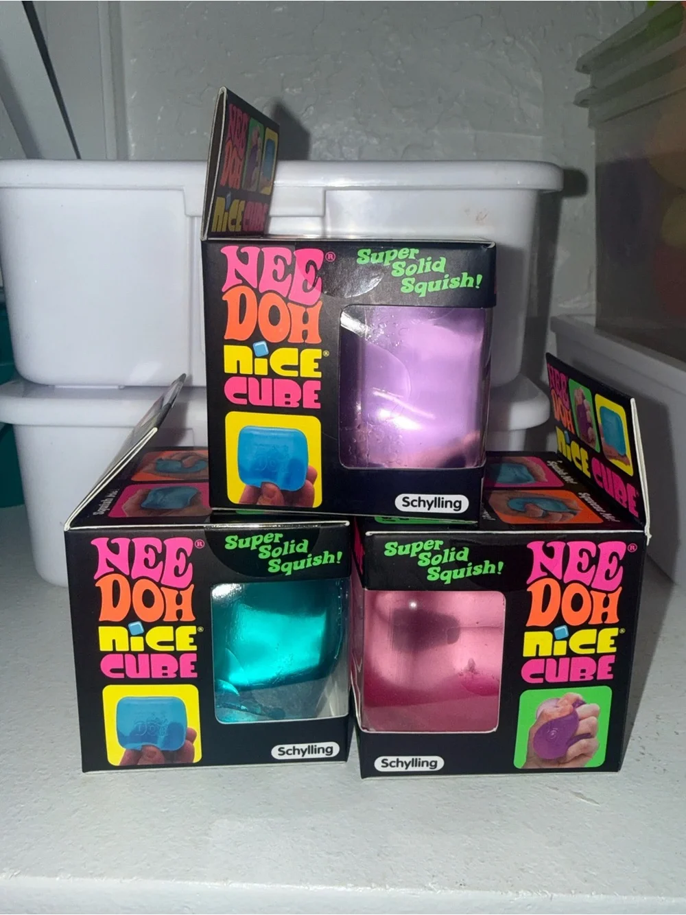 Nice Cube - Set of 3 (Blue, Purple, Pink)